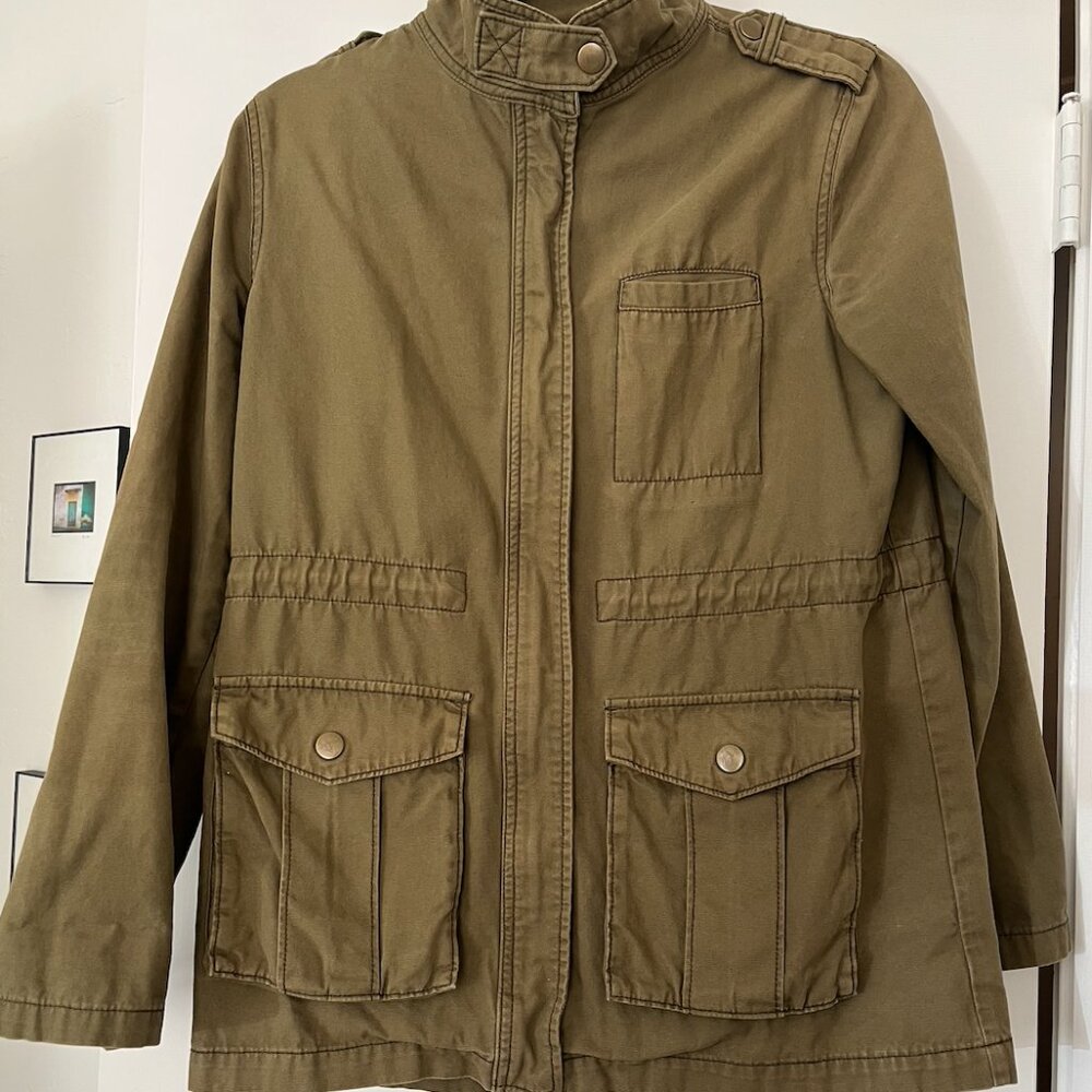 BP Nordstrom Olive Green Utility Jacket